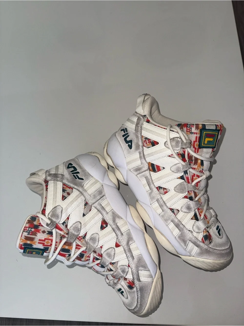 Fila Men's Stackhouse Spaghetti Basketball Shoes Size 12